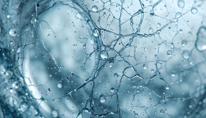 water drops on the window