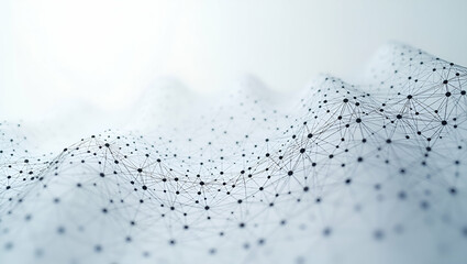 Minimal Neural Net Patterns with Data Links & Grid Lines for AI-Driven Brand Aesthetics