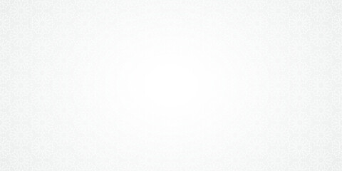 Elegant white-on-white geometric pattern with subtle floral symmetry, featuring a soft gradient effect and a clean, minimalistic background design.