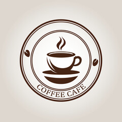 Classic Coffee Cafe Logo Design