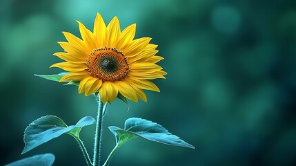 Vibrant Sunflower Nature Photography