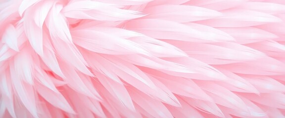 Soft pink vintage chicken feather texture background Delicate, fluffy, pastel, retro, graphic, photo