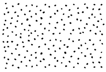 黒と白の抽象的なモノクロ幾何学模様・紙吹雪