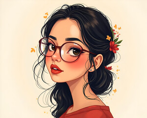 An abstract illustration featuring a human face formed from one continuous, unbroken line, creating a minimalist yet expressive impression.