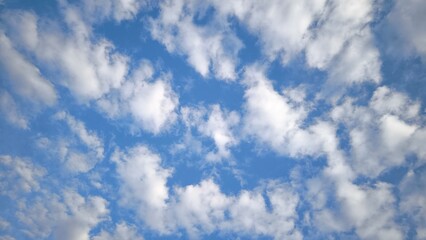 Blue sky and clouds in the sky