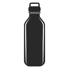 Water Bottle silhouette vector illustration