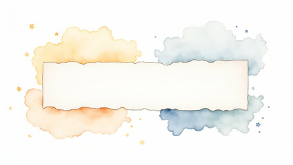 Fototapeta premium Hand Drawn Watercolor Illustration of Binders for Organizing Papers - Perfect Nursery Art Clipart on White Background with Empty Space for Customization