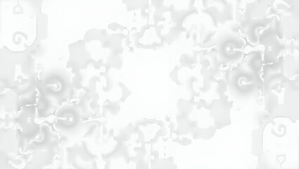 Flat Create generative fractal tile layouts featuring dynamic AI connections neural swirl lines and crisp white emphasizing transformative brand or packaging solutions concept as Blend fractal swirl l