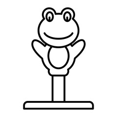 Puppet outline icon