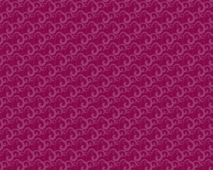 Floral ornament with swirl pattern, seamless paper  fabric