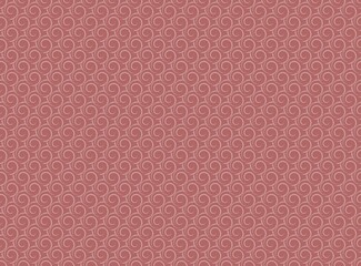 Floral ornament with swirl pattern, seamless paper  fabric