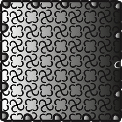 Metal pattern. Abstract metallic background. Wallpaper with repeat pattern.