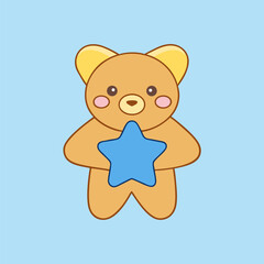 teddy bear on a white background