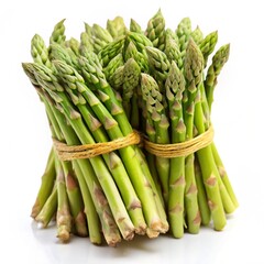 asparagus on white background