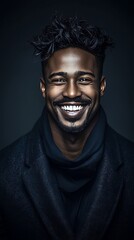 Fototapeta premium Happy smiling man portrait.
