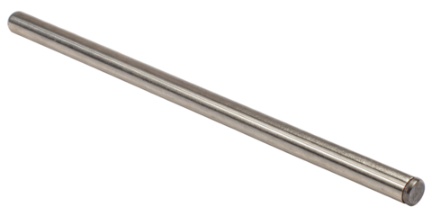 Crafting a sleek stainless steel rod for various applications in a workshop