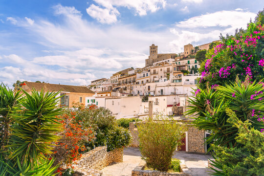 Eivissa old town, Ibiza island, Spain