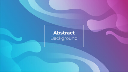 Vector abstract modern soft wavy shapes background, with blue and purple gradient
