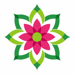 Flower pattern design vector illustration 