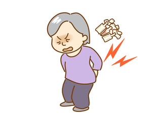 骨粗しょう症、圧迫骨折