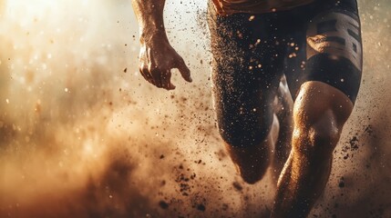 Dynamic Runner in Dust Cloud