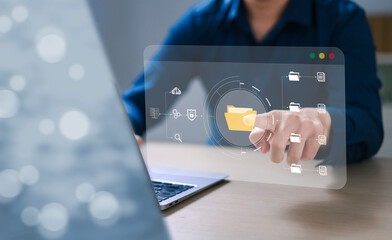 Document management and digital file storage and transfer, document sharing and file access, data backup and synchronization, online document database technology