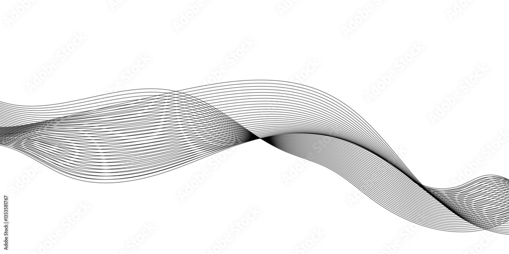 Canvas Prints abstract wave element for design, geometric border pattern. isolated on white background, abstract w