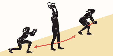 Obraz premium silhouette of a man and woman