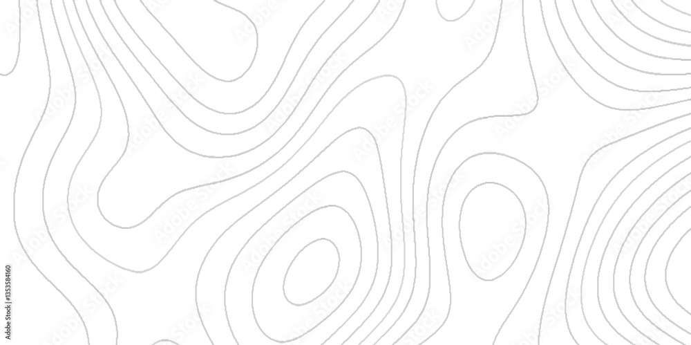 Canvas Prints the black on white contours topography stylized height of the lines map, abstract blank detailed top