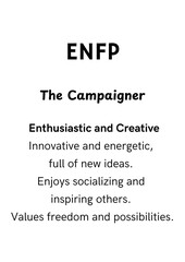 MBTI, ENFP