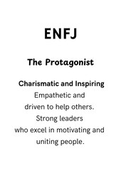 MBTI, ENFJ