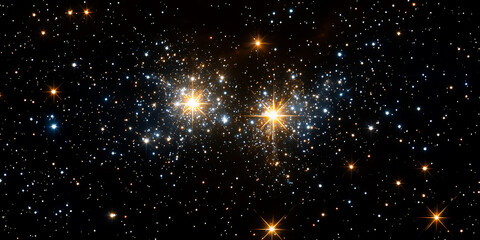 Twinkling Star Clusters for Celestial-Themed Designs and Night Sky Aesthetics