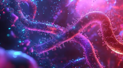 Abstract Biotechnology Vector Background Medicine