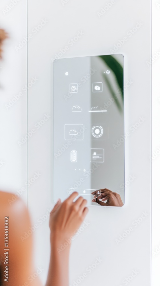 Poster Inclusive AR Wellness Interface Adaptive Smart Mirror Technology for Personalized Mental Health Tracking with Accessibility-Driven Design for Diverse User Experiences