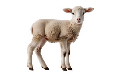 Obraz premium sheep isolated on white background