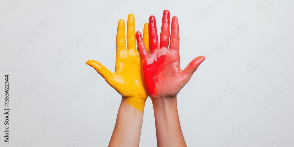 Poster vibrant inclusive communication national asl day spring campaign - empowering diversity through colo