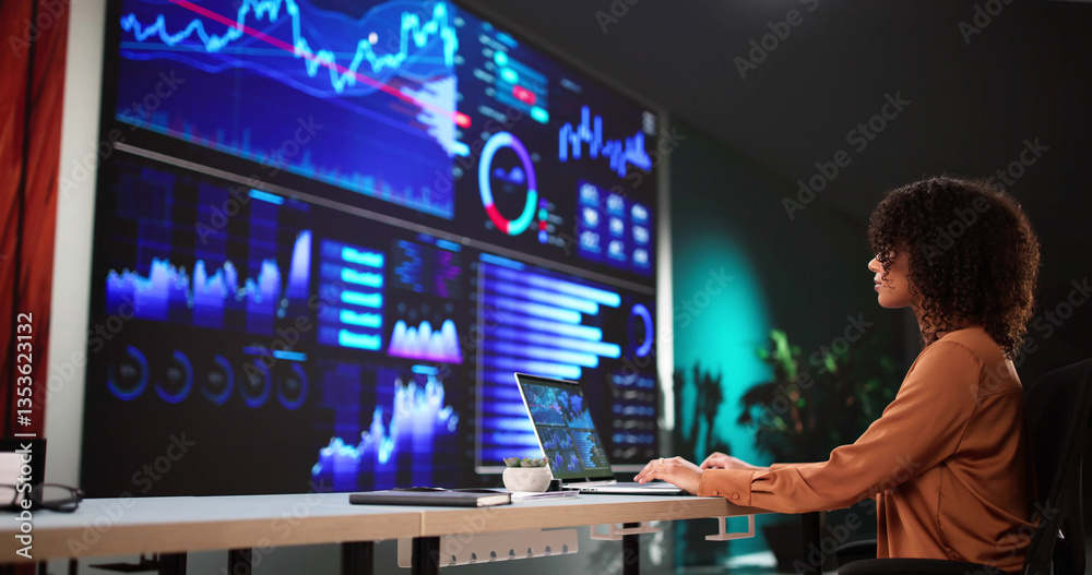 Aufkleber business data analytics dashboard