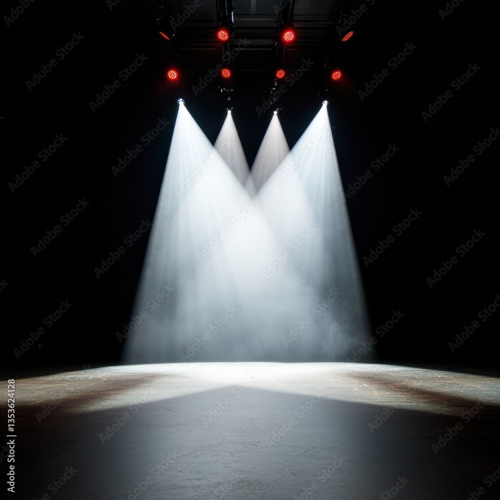 Aufkleber Immersive Performance Tech Minimalist Stage Design with Dynamic LED Lighting - Next-Gen Event Production Capabilities for Creative Industries