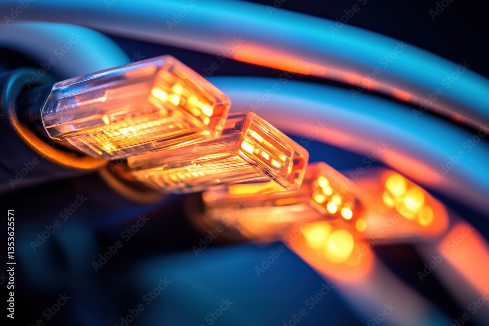 Poster Quantum Connectivity Visualized Illuminated Network Infrastructure Revealing Cutting-Edge Digital Transmission Systems for Next-Generation Telecommunications