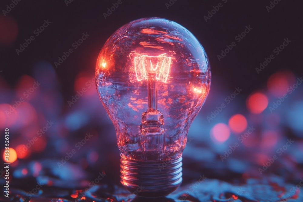 Poster dreams of reason feast day quantum innovation meets luminescent ai - futuristic cybernetic lightbulb