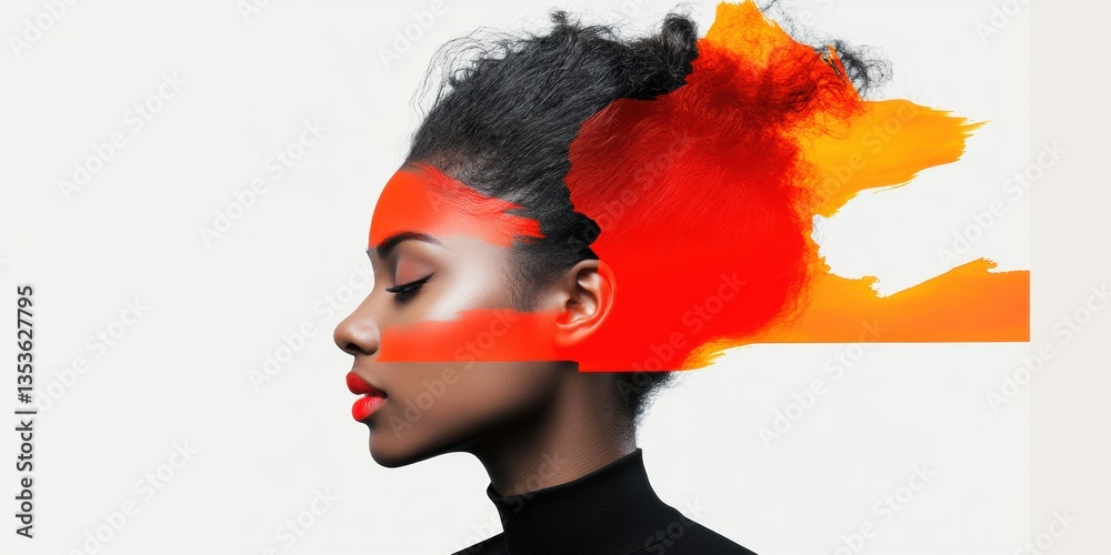 Aufkleber neurodynamic creativity unleashed gen z mindset visualization with vibrant color psychology - innova