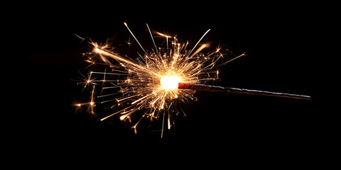 Sparkling New Year Fireworks Wallpaper Background for Celebration and Festive Projects