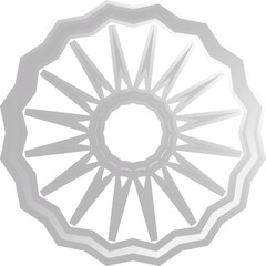 Glossy Glass Morphism Icon – Clean Minimalist Symbol with Smooth Gradient Effect