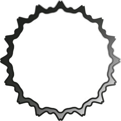 Glossy Glass Morphism Icon &ndash; Clean Minimalist Symbol with Smooth Gradient Effect