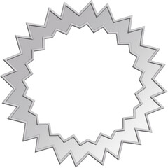 Glossy Glass Morphism Icon &ndash; Clean Minimalist Symbol with Smooth Gradient Effect