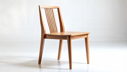 Minimalist Wooden Chair Design.