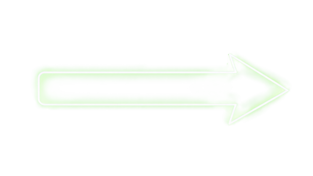 green arrow on png background