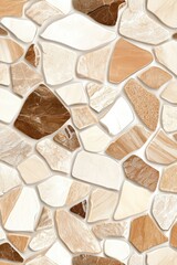 Natural stone mosaic design interior decoration wall art modern home textured view aesthetic appeal