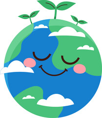 푸른 지구 일러스트