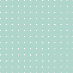 Polka Dot hand drawing Background, seamless vector design